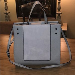 BMWT Botkier New York grey leather satchel